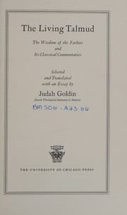 Tapa de The living Talmud