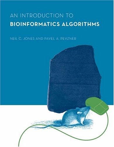 Tapa de An introduction to bioinformatics algorithms