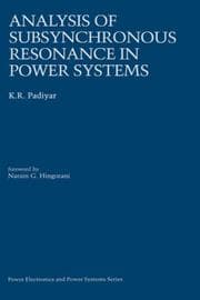 Tapa de Analysis of subsynchronous resonance in power systems