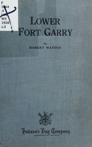 Tapa de Lower Fort Garry