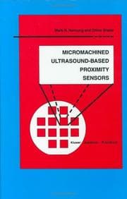 Tapa de Micromachined ultrasound-based proximity sensors