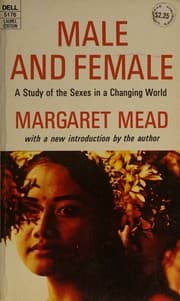 Tapa de MALE AND FEMALE [Paperback] by Mead, Margaret