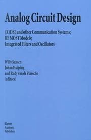 Tapa de Analog circuit design