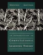 Tapa de An introduction to computational learning theory