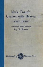 Tapa de Mark Twain's quarrel with heaven