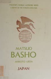Tapa de Matsuo Basho (Twayne's world authors series)