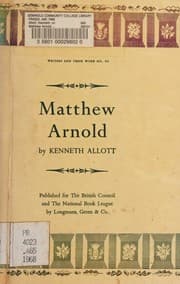Tapa de Matthew Arnold. Revised Edition