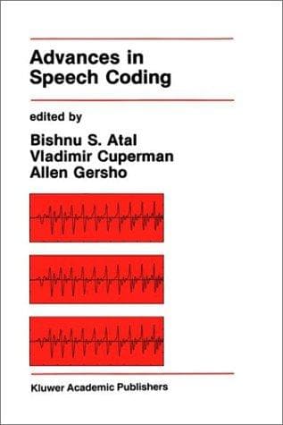Tapa de Advances in Speech Coding (The International Series in Engineering and Computer Science)