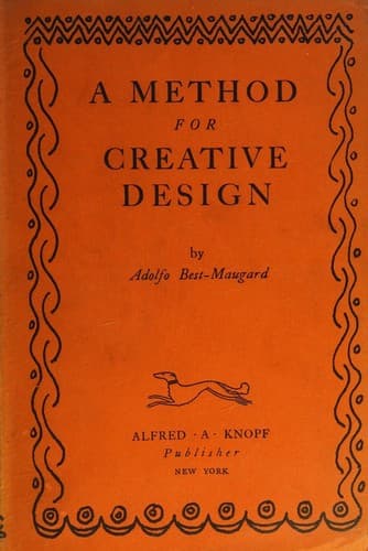Tapa de A Method For Creative Design