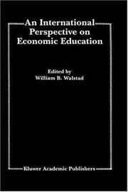 Tapa de An International Perspective on Economic Education
