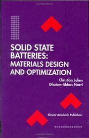 Tapa de Solid state batteries