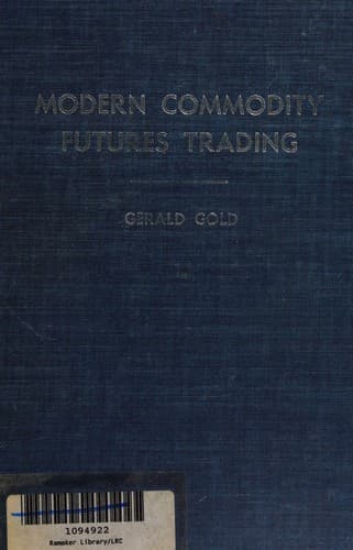 Tapa de Modern Commodity Futures Trading