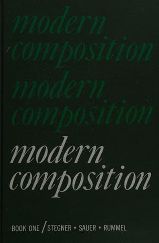 Tapa de Modern Composition Book 1