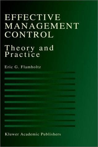 Tapa de Effective management control