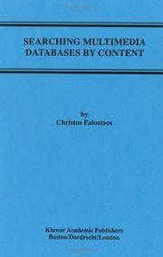 Tapa de Searching multimedia databases by content