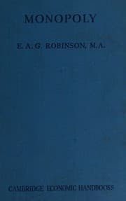 Tapa de MONOPOLY. [Cambridge Economic Handbooks]
