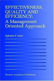 Tapa de Effectiveness, quality, and efficiency