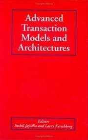 Tapa de Advanced transaction models and architectures