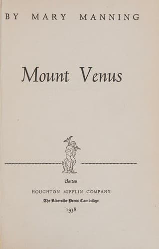 Tapa de Mount Venus
