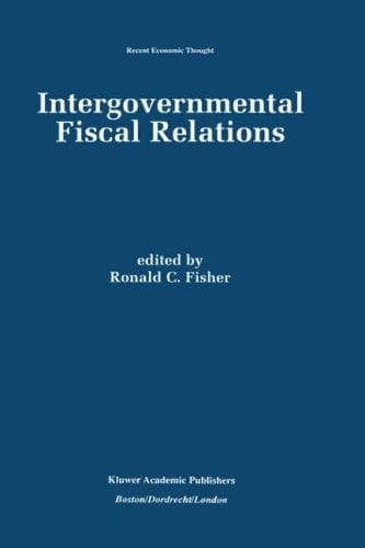 Tapa de Intergovernmental fiscal relations