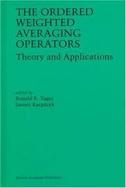 Tapa de The ordered weighted averaging operators