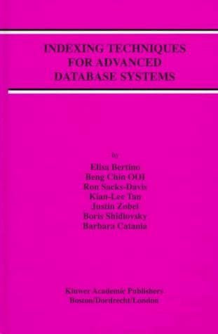 Tapa de Indexing techniques for advanced database systems