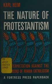 Tapa de The nature of Protestantism