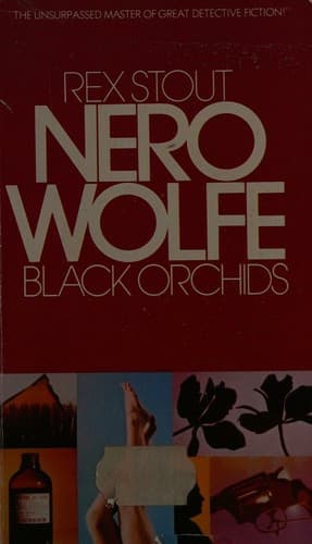 Tapa de Nero Wolfe Black Orchids (