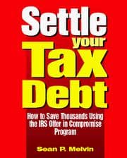 Tapa de Settle your tax debt