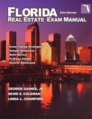 Tapa de Florida Real Estate Exam Manual