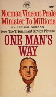 Tapa de One Man's Way (Norman Vincent Peale Minister to Millions)