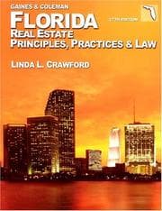 Tapa de Florida Real Estate Principles, Practices, and Law