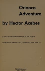 Tapa de Orinoco adventure