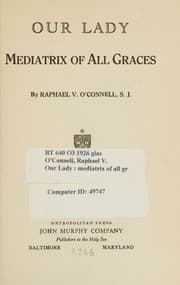 Tapa de Our Lady, mediatrix of all graces