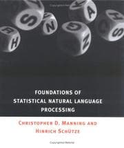 Tapa de Foundations of statistical natural language processing