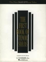 Tapa de First Book of Tenor Solos