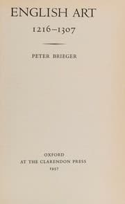 Tapa de The Oxford History of English Art Vol IV, English Art - 1216-1307