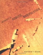 Tapa de Mechanics of Robotic Manipulation (Intelligent Robotics and Autonomous Agents)