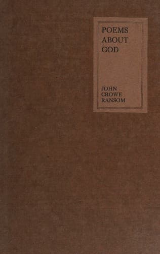 Tapa de Poems About God