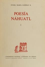 Tapa de Poesia Nahuatl