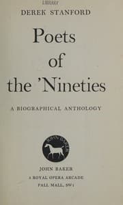 Tapa de Poets of the "Nineties