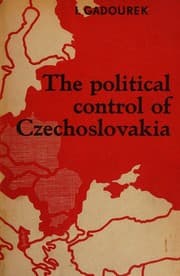 Tapa de The political control of Czechoslovakia;