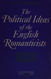 Tapa de The political ideas of the English romanticists