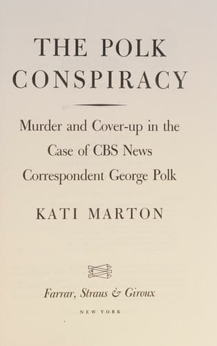 Tapa de The Polk conspiracy