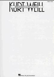 Tapa de Kurt Weill - Broadway and Hollywood