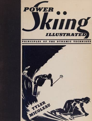 Tapa de Power skiing illustrated