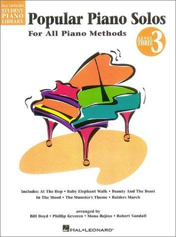 Tapa de Popular Piano Solos Level 3