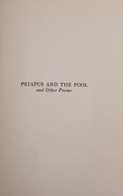 Tapa de Priapus and the Pool and Other Poems