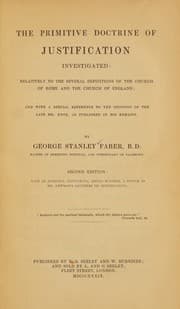 Tapa de The primitive doctrine of justification investigated