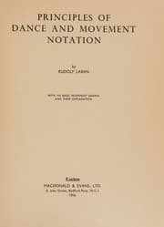 Tapa de Principles of dance movement notation